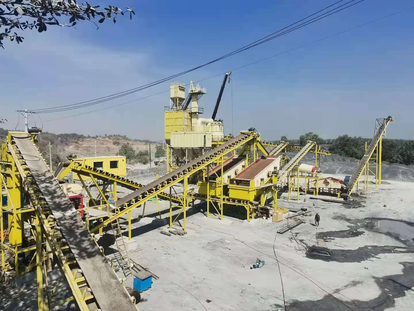 大型機制砂脫粉機及除塵器在